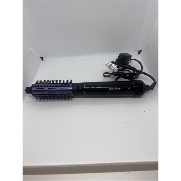 Conair Other - Conair Curling Brush 1 in Barrel Adjustable Heat Settings Black Purple Electric